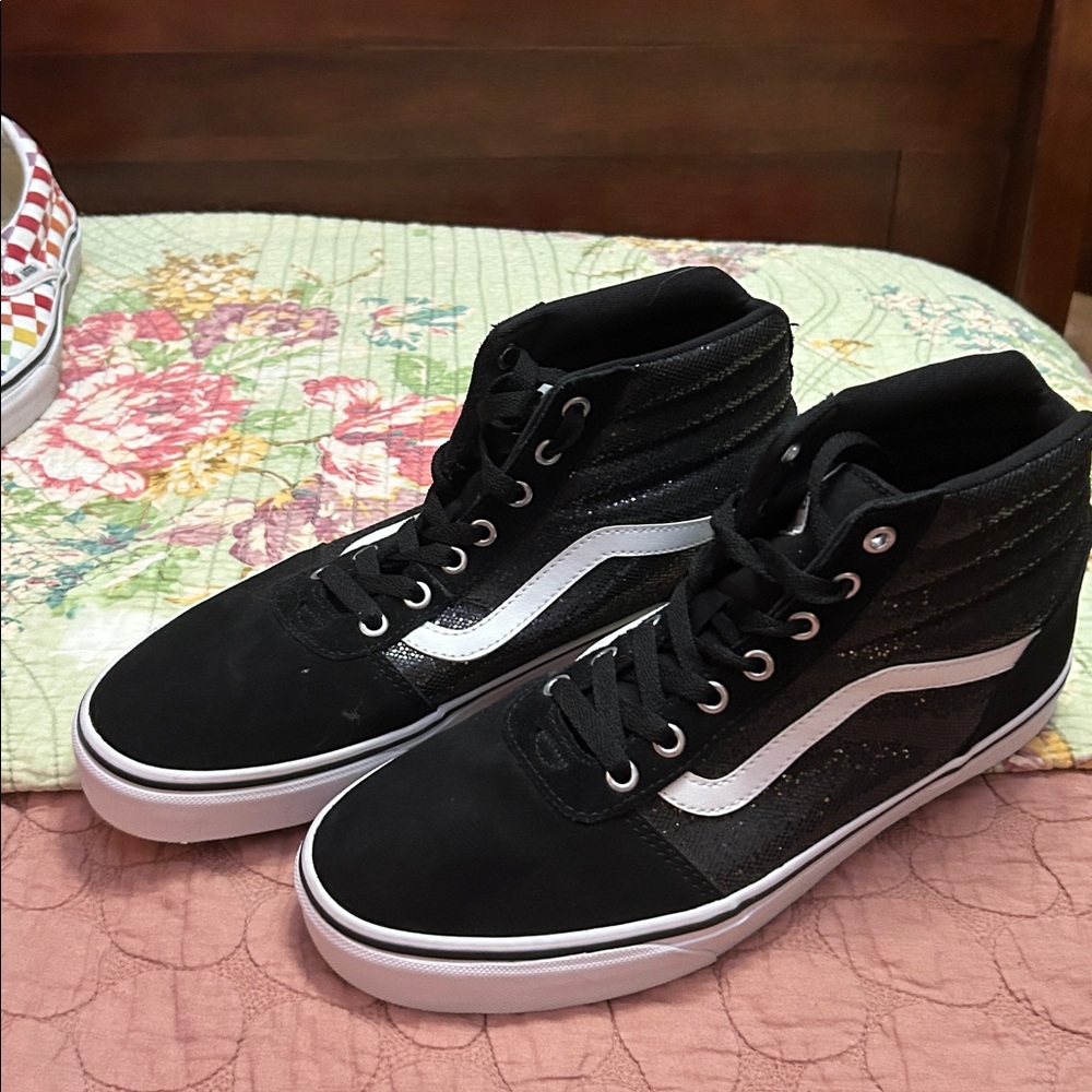 Vans with sparkles-NEW